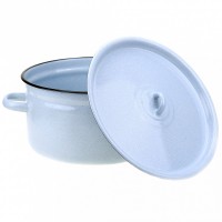 Кастрюля эм. 5,5л цил. без деколи